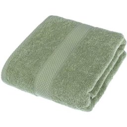Homescapes - Serviette 100% Coton - Vert Sauge - 70 x 130 cm - Vert Sauge