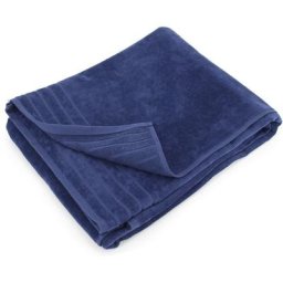Linnea - Drap de plage 90x160 cm kupari - Bleu Marine