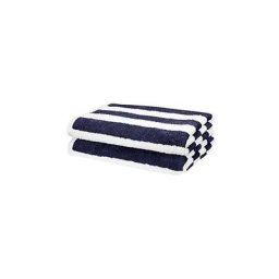 Serviette de Plage 80 x 150 cm Marinière 100% coton.