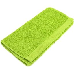 Linnea - Serviette invité pure 550 g/m2 33x50 cm - Vert Pistache