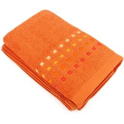 Linnea - Drap de bain pure - Orange Butane