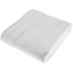 Homescapes - Serviette 100% Coton - Blanc - 100 x 180 cm - Blanc