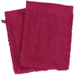 Linnea - Gant de toilette 16x21 alba - Violet Prune