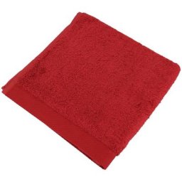 Linnea - Serviette de toilette 50x100 alba - Rouge Bordeaux