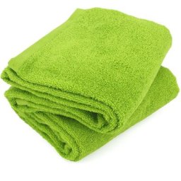Linnea - Lot de 2 draps douche 70x130 alpha - Vert Pistache