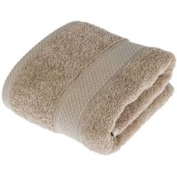 Homescapes - Serviette 100% Coton - Galet - 50 x 90 cm - Pierre