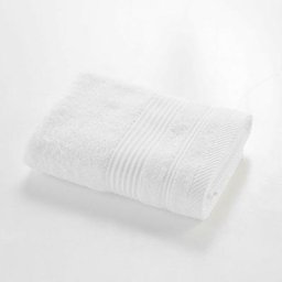 1001kdo Hygiene&beaute - Serviette de toilette 50 x 90 cm Tendresse blanc