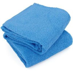 Linnea - Lot de 2 draps douche 70x130 alpha - Bleu Turquoise