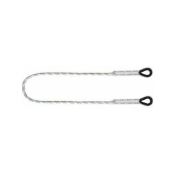 Longe de retenue en corde tressée et boucles cossées - 1 m - FA4050010