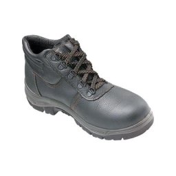 Chaussures de sécurité hautes workwear S1P src en cuir fleur de vachette noir P41 - B0911-T41 - Noir