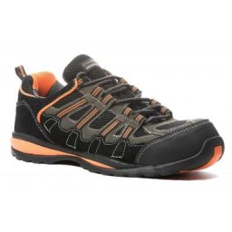 Coverguard - Chaussures de sécurité Helvite S1P taille 42 noir/orange cuir velours