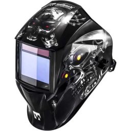 Masque Casque Protection Soudage Cagoule De Soudure 97X62Mm Plastique - Noir, Marron - Stamos