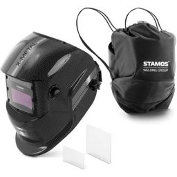 Stamos - Masque de soudure X-Metal Casque de soudure Casque de soudure automatique - Noir