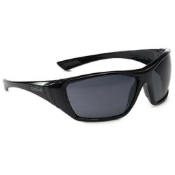 Bollé Safety - bollé hustler fumée ombré antibuée/scratch gratuit de lunettes de sécurité avec étui