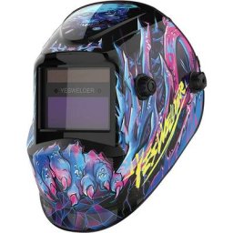 Masque de Soudage True Color, Casque de Soudage à Obscurcissement Automatique Alimenté par