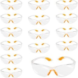 15 pièces Lunettes de protection de travail de bricolage Lunettes de sécurité anti-rayures Lunettes