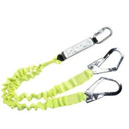 Double Bungee Energy Absorbing Lanyard Jaune Unique - Jaune - Portwest