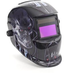 Casque Soudure Obscurcissement automatique Réglage Teinte Alimentation solaire Design Crâne