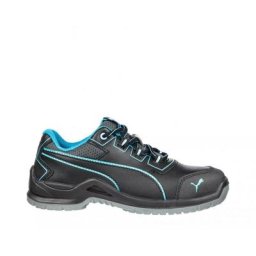 Puma - Baskets de sécurité basses femme Niobe S3 esd src Noir / Bleu 37 - Noir / Bleu