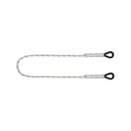 Longe de retenue en corde tressée et boucles cossées - 1.5 m - FA4050015