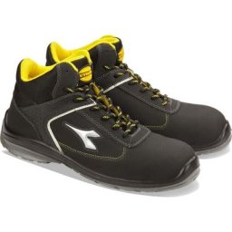 Chaussures de sécurité montantes Diadora D-Blitz S3 src Noir 45 - Noir