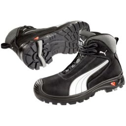 Puma - Chaussure de sécurité montante Cascades Mid 100% non métallique S3 src Noir 46 - Noir