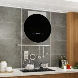 Hotte murale avec écran tactile LCD et capteur 756 m3 / h LED