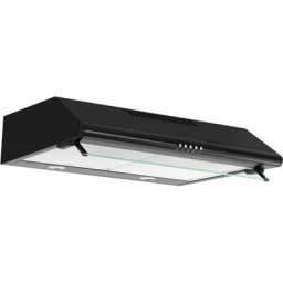 Hotte visière 344m³/h Airlux 60cm, ahc 640 bk - Noir