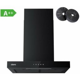 CIARRA CD6102B Hotte Murale Tactile 60cm 650m3/h 4 Vitesses Booster Eclairage Dimmable LED