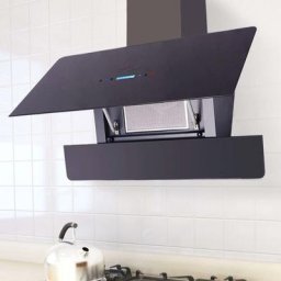 Lexlife - Hotte aspirante cuisine 90 cm Tactile 720 m3/h - 3 vitesses - éclairage led - Evacuation