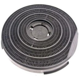 Filtre charbon rond type 34 255mm 290g (à l'unité) (481281718531, 484000008610) Hotte bauknecht,