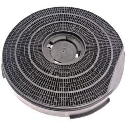 Filtre charbon rond type 34 255mm 290g (à l'unité) (481281718531, 484000008610) Hotte bauknecht,