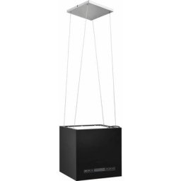 Hotte suspendue à lcd tactile 37 cm Acier enduit de poudre Vidaxl Noir