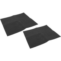 2x Filtres à charbon actif universel pour hotte de cuisine 60 cm - 57 x 47 x 2,6 cm - Vhbw