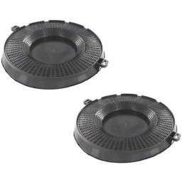 Lot de 2 filtres charbon type 48 AMC037 d'origine (484000008783, 480122101262) Hotte arthur martin