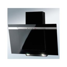 Akpo - wk-4 nero line eco montage mural noir, acier inoxydable 320 m3/h