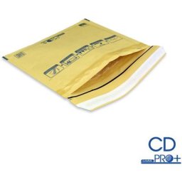 Lot de 10 Enveloppes à bulles pro marron cd format 145x175 mm