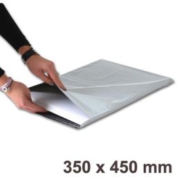 Enveloppebulle - Lot de 50 Enveloppes plastiques blanches opaques FB05 - 350x450 mm