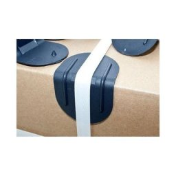Angle parafeuillard plastique noir 40x40 mm - carton de 1000 coins parafeuillard - black
