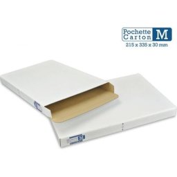 Enveloppebulle - Lot de 5 Boîtes Pochettes Carton s - hauteur 3cm - format 175x285 mm