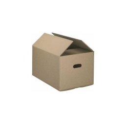 Cartons de déménagement kraft brun double cannelure h 35 x l 50 x p 28 cm - Lot de 10