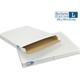 Enveloppebulle - Lot de 25 Boîtes Pochettes Carton l - hauteur 3cm - format 254x356 mm