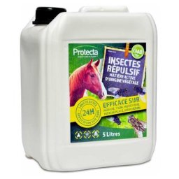 Protection anti mouches et parasites pour chevaux et animaux d'élevage - Bidon 5 litres