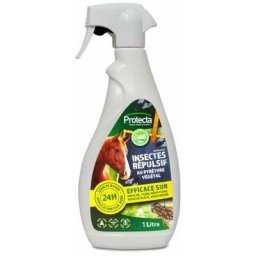 Protection anti mouches et parasites pour chevaux et animaux d'élevage - Pulvérisateur 1 litre