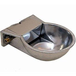 Abreuvoir pour chevaux en aluminium à niveau constant avec garniture en laiton et flotteur en