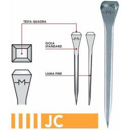 JC2 52 mm - à partir de 100 pcs: Mondial Clous pour Chevaux et Chevaux Marcheurs jc