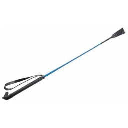 Cravache en nylon avec manche en forme de tête de cheval longueur 65 cm