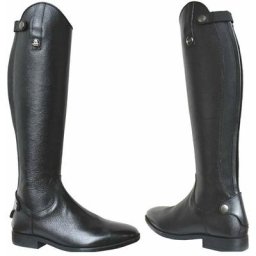 Bottes 38 s: Gagnant : bottes en cuir avec élastique et fermeture éclair arrière