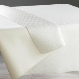 Protège-table Bulgomme® pvc uni blanc 135 cm, 220 cm, ovale