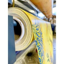 Toile cirée Imprimée Provençale - Au mètre - 140 x 100 cm - jaune.